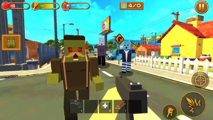 Pixel Strike-Sniper zombies shooting games