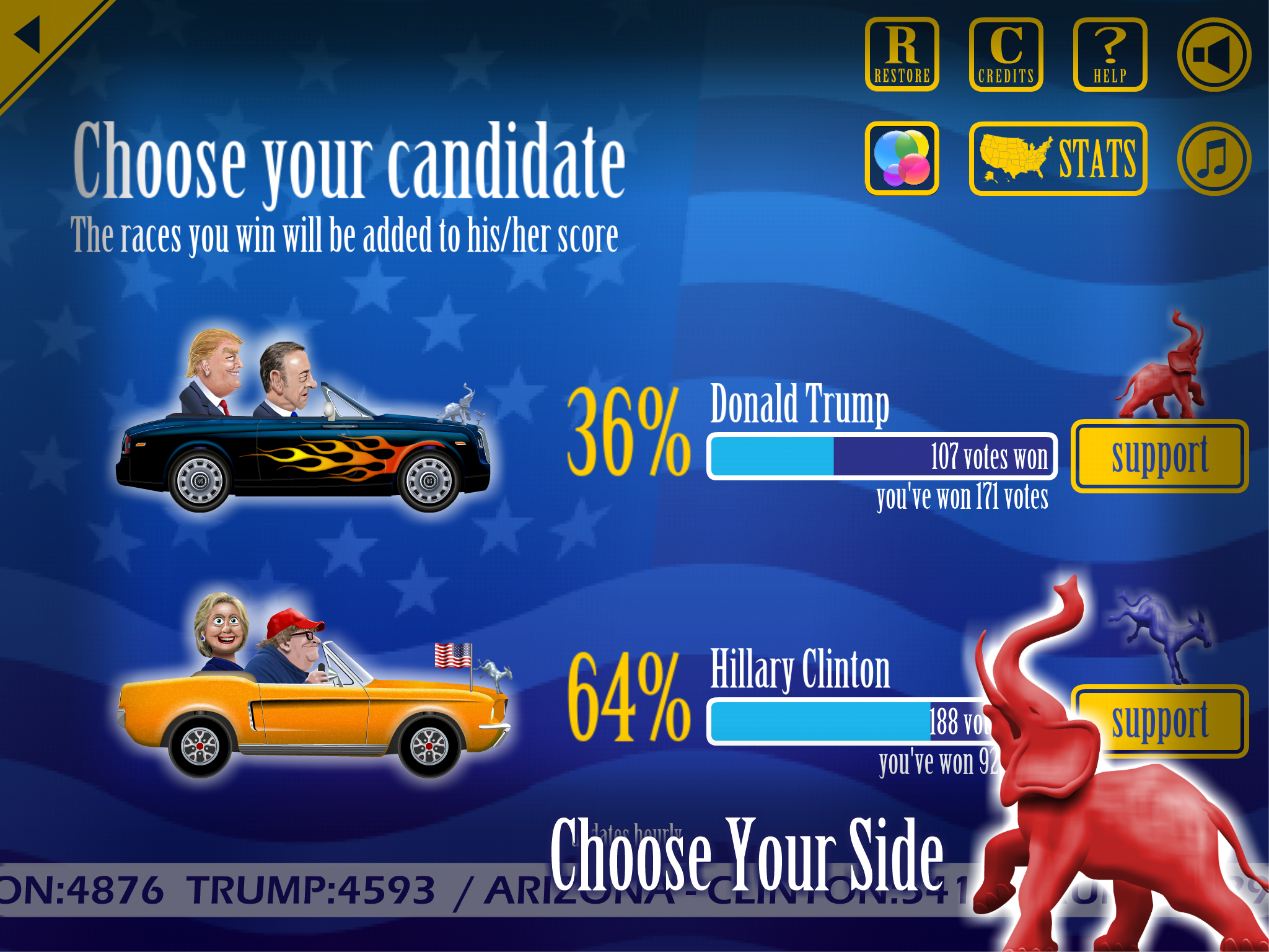 Presidential Race - Driver's Challenge