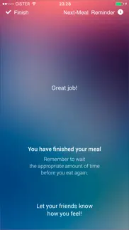 bariatric meal timer iphone screenshot 4