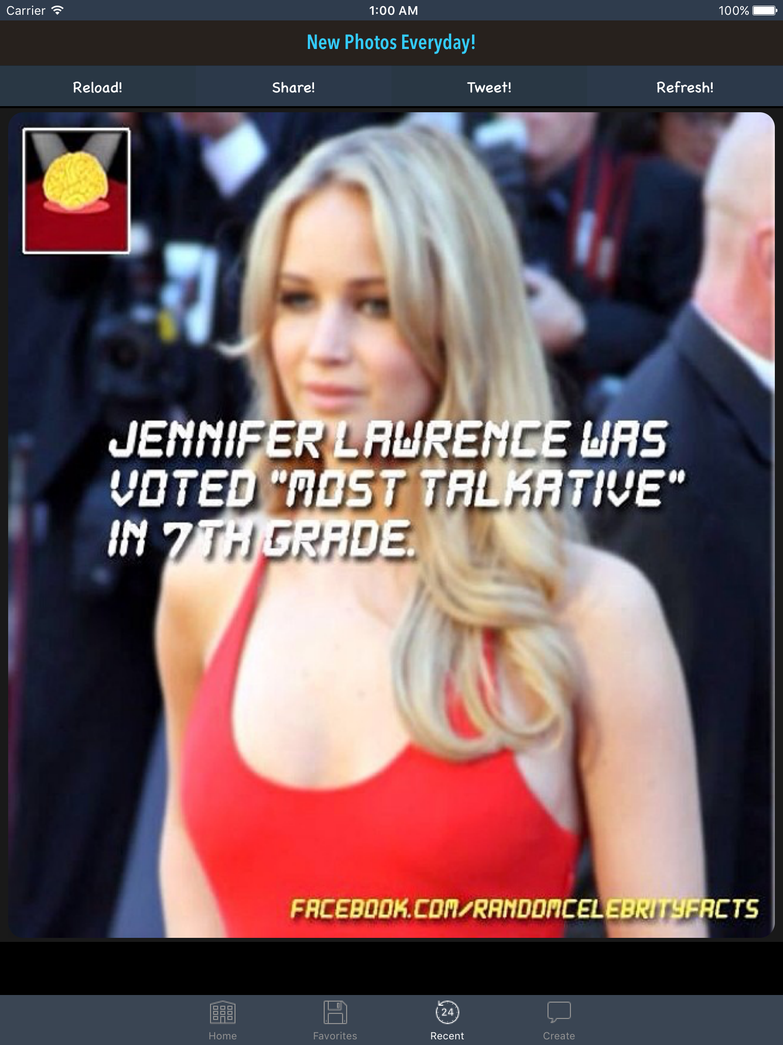 Random Celebrity Facts - Cool Trivia, News and Gossip screenshot 9