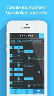 my bracket + tournament manager for amateur sports iphone screenshot 1