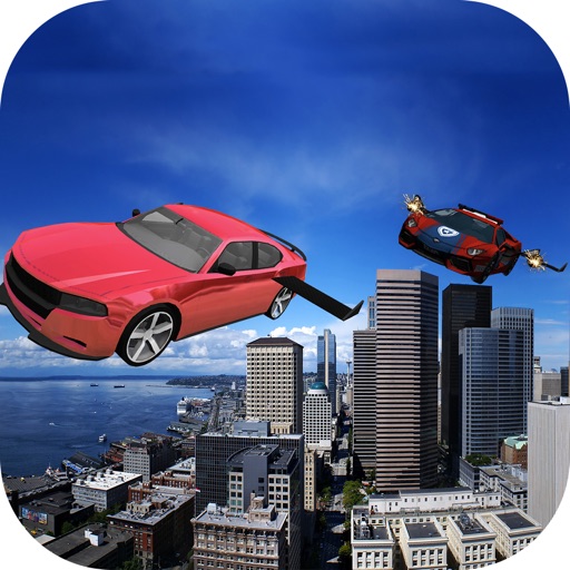 Flying Police Car - Police Chase Mafia Criminal Driver icon