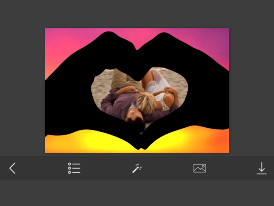 Love Photo Frames - Make awesome photo using beautiful photo frames iPad screenshot