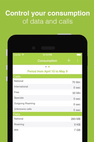 Plan Manager - Data & Call Plan helps you to track and control your internet & traffic consumption to fit on your monthly plan screenshot 2