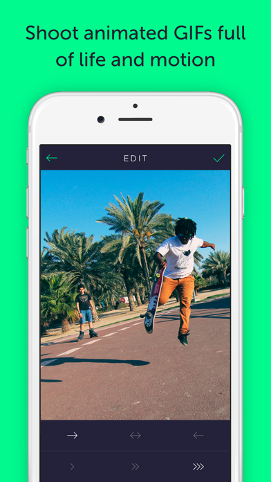 Screenshot #1 pour Gifstory - GIF Camera, Editor and Converter of Photo, Live Photo, and Video to GIF