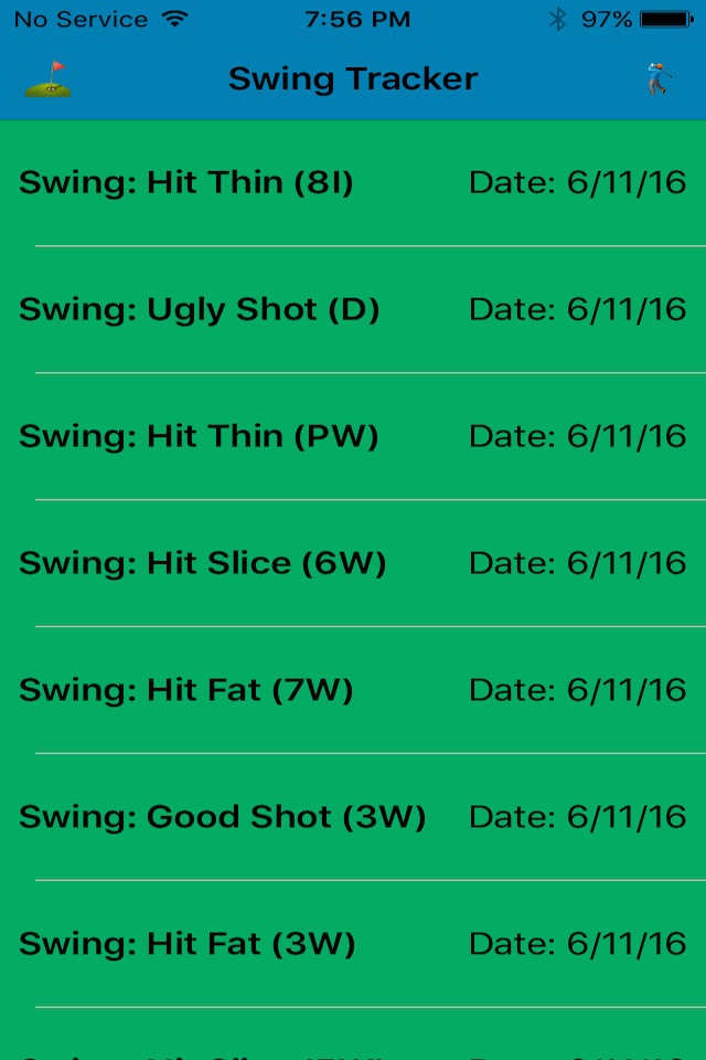 Golf Swing Tracker screenshot 4