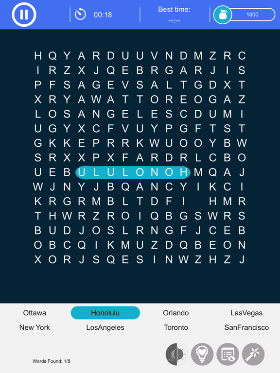 Screenshot #6 pour Word Search Unlimited Fun