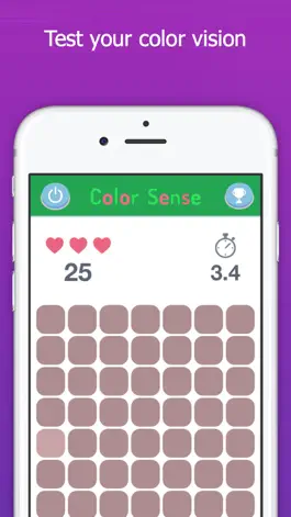 Game screenshot Color Sense - Eye Test, Check Your Vision, Kuku Kube Color Tiles apk