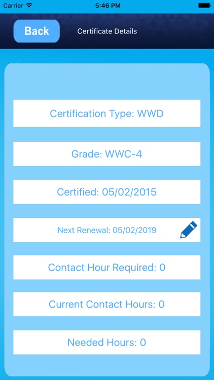 CRWA Cert Tracker