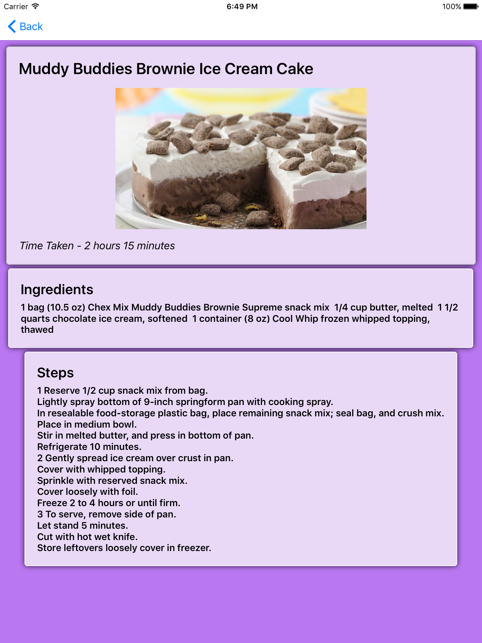 Delicious Cake Recipes screenshot 8