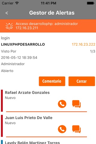 Gestor de Alertas screenshot 3