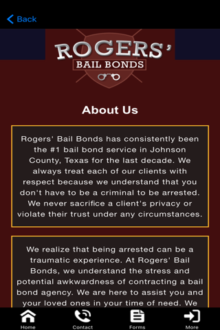 Rogers Bail Bonds screenshot 2