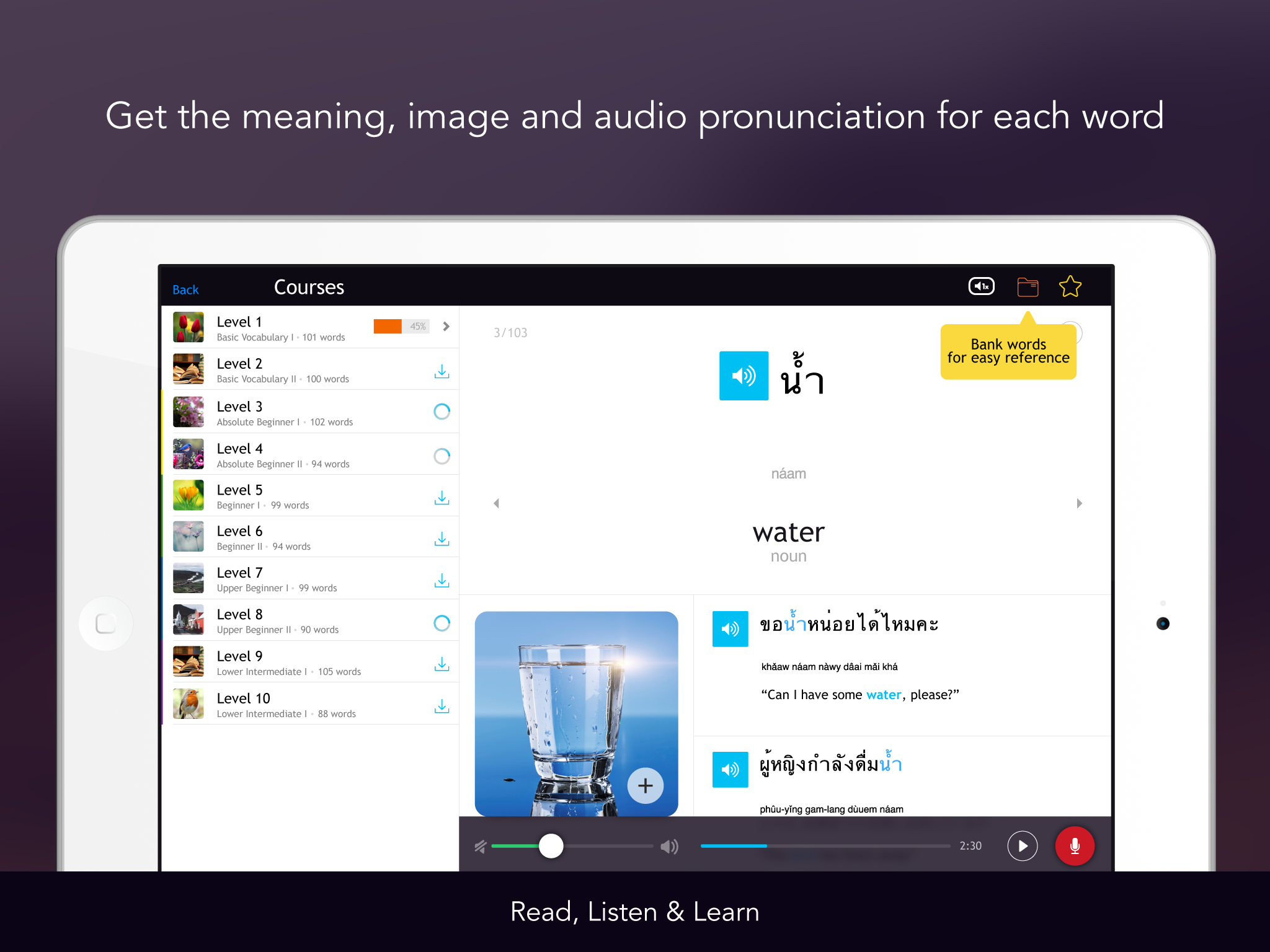 Learn Thai - Free WordPower screenshot 7