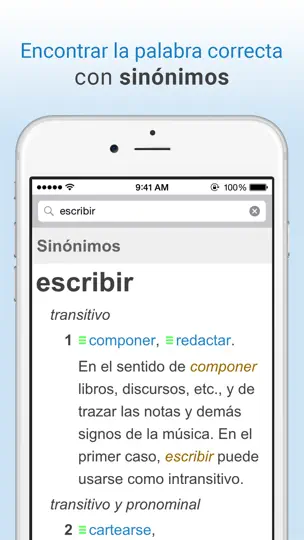 Captura de pantalla de Diccionario De Español en iPhone 2
