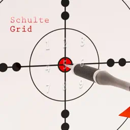 Schulte Grid -attention and fast reading skill trainning app icon