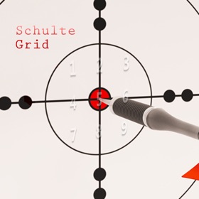 Snímky obrazovky (4) Schulte Grid -attention and fast reading skill trainning