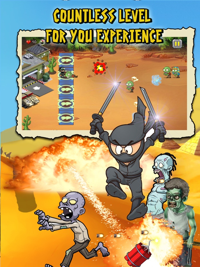 Ninja vs Zombies Premium