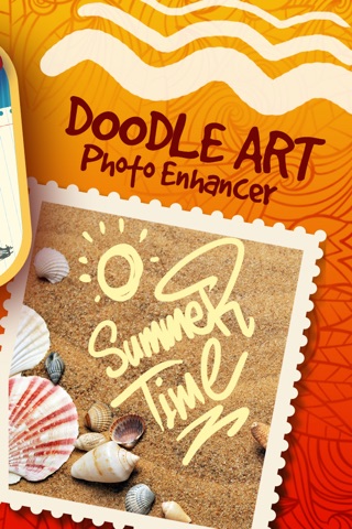 Doodle Art Photo Enhancer - Draw and Write on Pics to Create Awesome Greeting Cards or Postcards screenshot 2