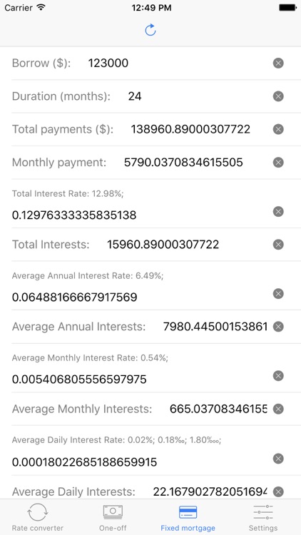 Paca - Financial Calculator