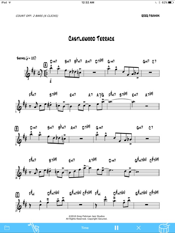 Jazz Phrasing Volume 2 for Alto Saxophone by Greg Fishman