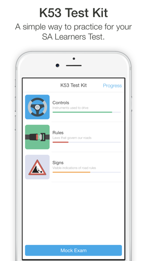 K53 Test Kit - Learner's licence practic