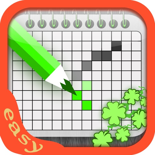 Easy Patrick Crossword - Best Green Nonogram iOS App