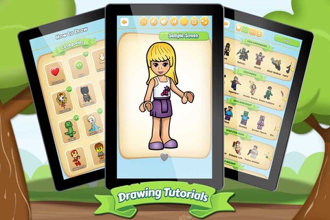 Easy Draw Lego Friends Edition screenshot 3