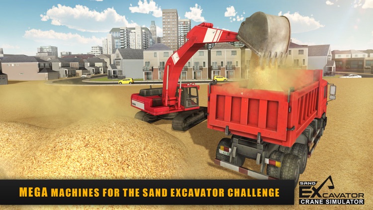 Sand Excavator Crane Simulator 3D - Be a Crane Operator & Drive loader Truck From Quarry To Construction Site screenshot-3