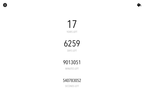 Screenshot #6 pour Life Time - How much time do you have left?