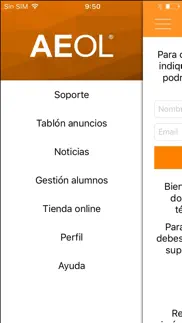 soporte aeolservice iphone capturas de pantalla 2