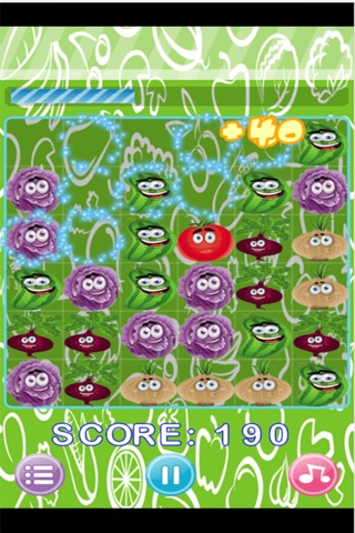 fruits and vegetables - crazy match game screenshot 2