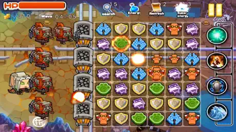 Zombie Defeat vs Mine Gem Defense