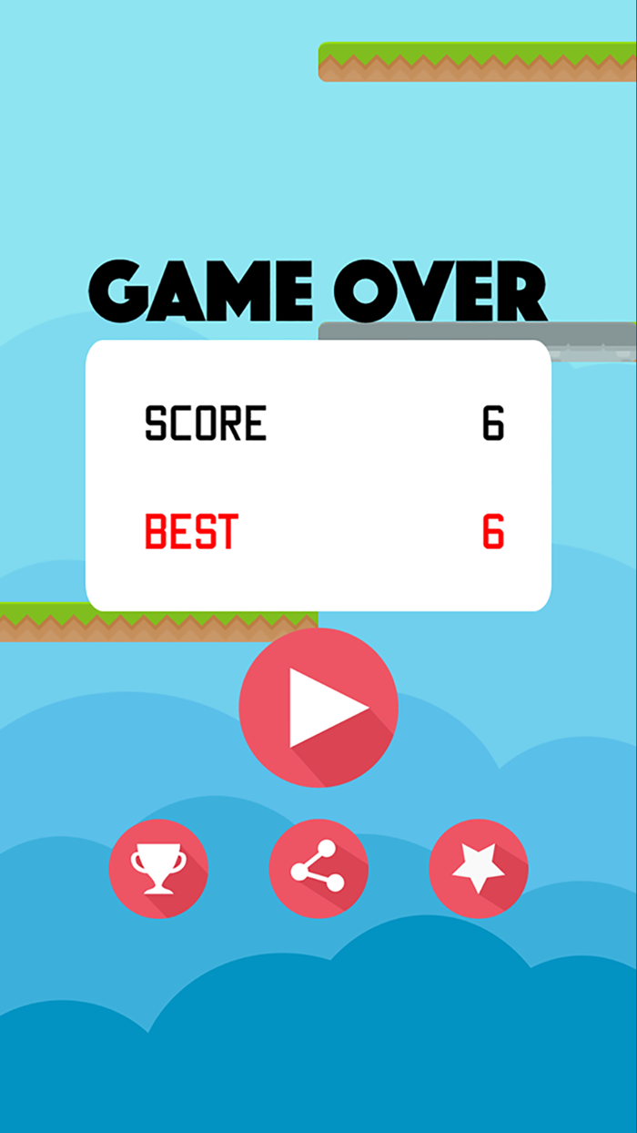 Color Red Geometry Bird Square Blok Jump Dash Spikes