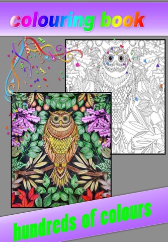 Coloring Book - Color Therapy Pages & Stress Relief Coloring Book for both Kids and Adultsのおすすめ画像4