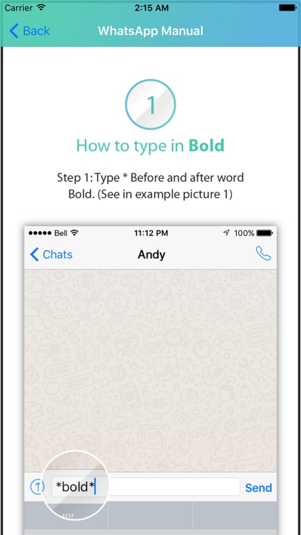 Bold, italic and strikethrough for Whatsapp, Facebook and Notes