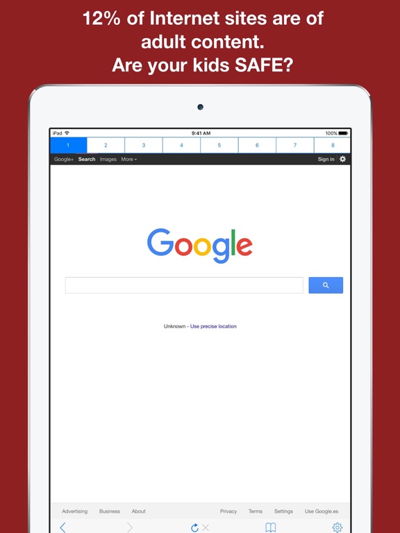 Screenshot #4 pour Safe Web for kids - Whitelist Internet Browser