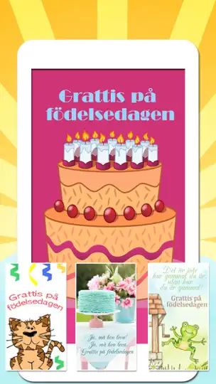 Captura de pantalla de Feliz Cumpleaños - Tarjetas De Cumpleaños, Tarjeta De Felicitación & Saludos: Texto En Las Imagenes Fotos en iPhone 3