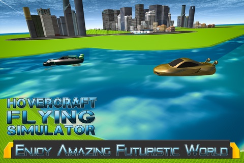 Hovercraft Flying Adventure Simulator 3D screenshot 4