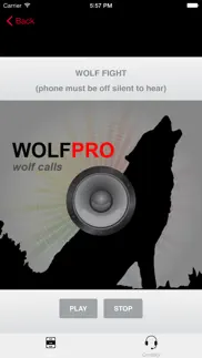 real wolf calls and wolf sounds for wolf hunting - bluetooth compatiblei iphone screenshot 1