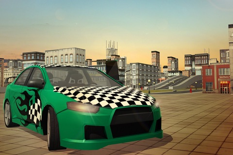 Free Flying Racing Car Driving screenshot 4