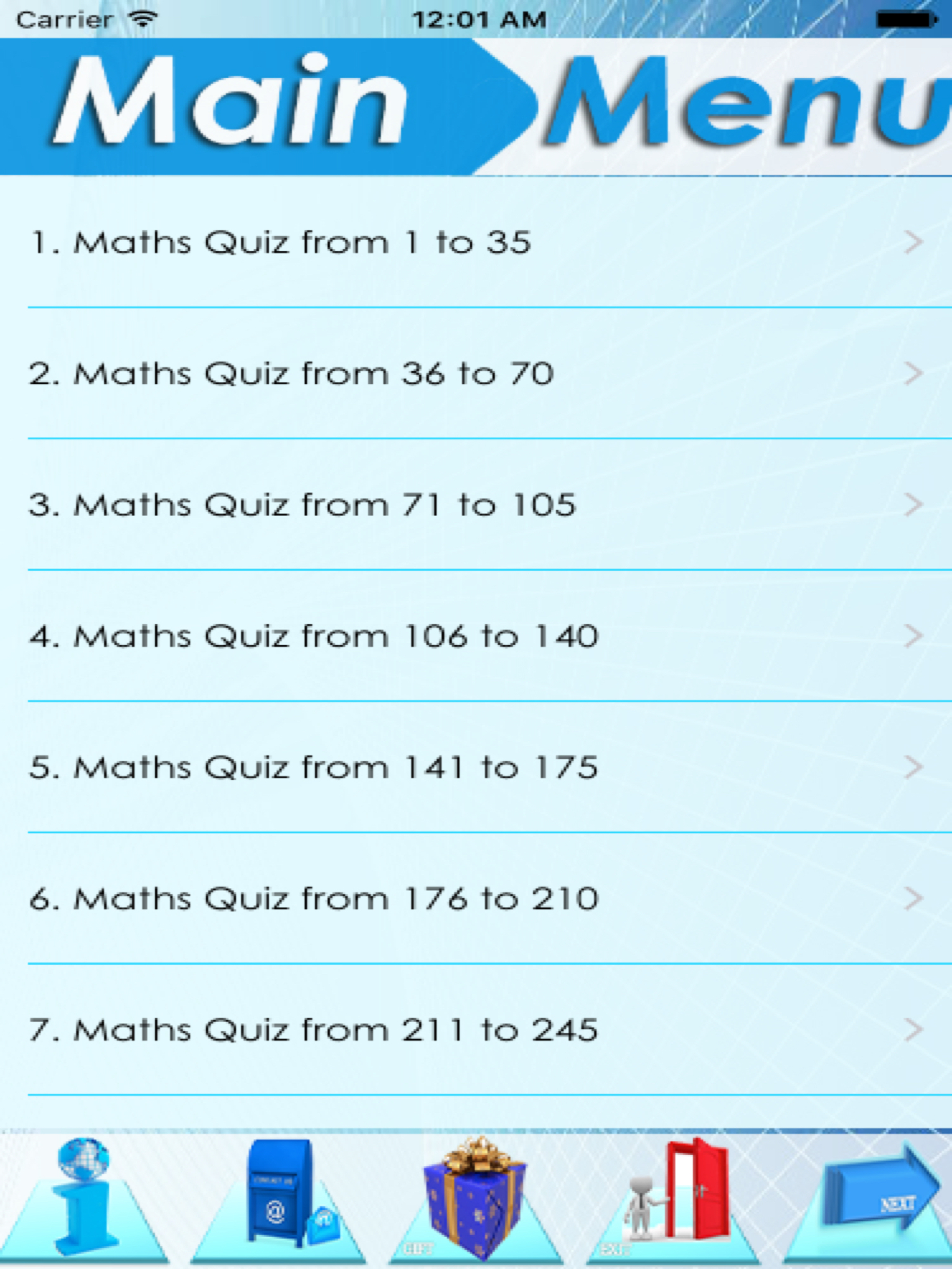 Mathematics Fundamentals Refreshments - Free Maths Quizzes screenshot 5