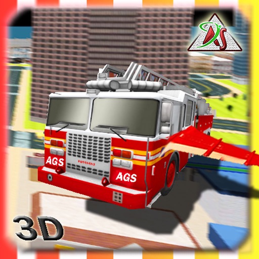 2016 Fire Truck Driving Academy – Flying Firefighter Training with Real Fire Brigade Sirens app icon