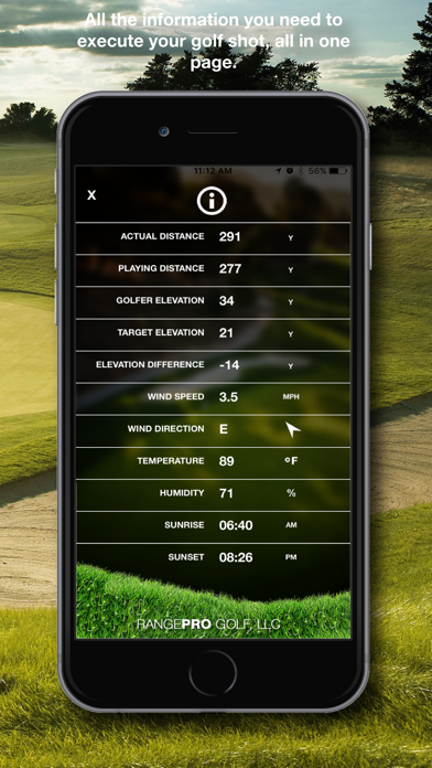 Free Golf GPS - RangePRO Golf Slope Edition Screenshot