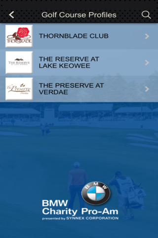 BMW Charity Pro-Am Fore Fans screenshot 3