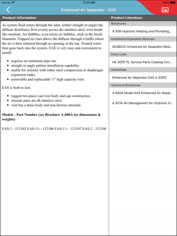 Bell & Gossett Mobile Catalog iPad screenshot 4 - Business app