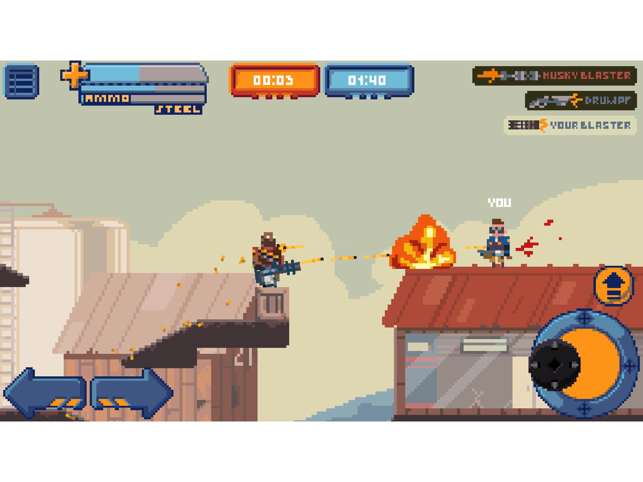 ‎Gangfort - Online 2D Platformer Shooter Screenshot