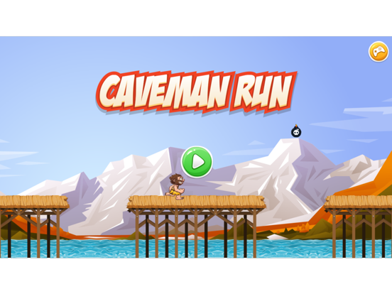 Caveman Run and Jump - Endless Running And Jumping iPad screenshot