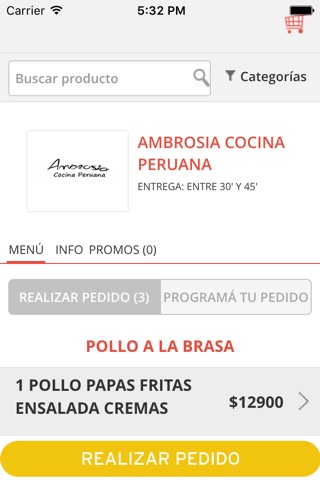 Ambrosia Cocina Peruana screenshot 2