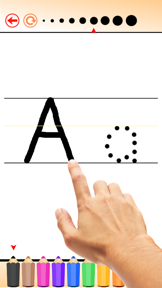 The English HD for Children: Learn to write the letters ABC and English words used screenshot