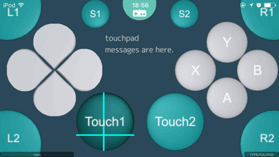Screenshot #1 pour Unipad |remote controller (Unity/Node.js/OSC/Websocket/Arduino/Raspbery pi)